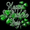 thumbnail image 3 of CafePress - Happy St Patricks Day Shamrocks Pajamas - Women's Dark Pajamas, 3 of 4