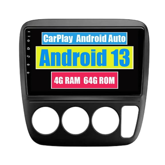 Torovo Car Stereo CarPlay Head Unit for Honda CRV CR-V 1995 1996 1997 1998 1999 2000 2001 Android Auto Touch Screen Sat Navi Bluetooth WiFi Radio Player