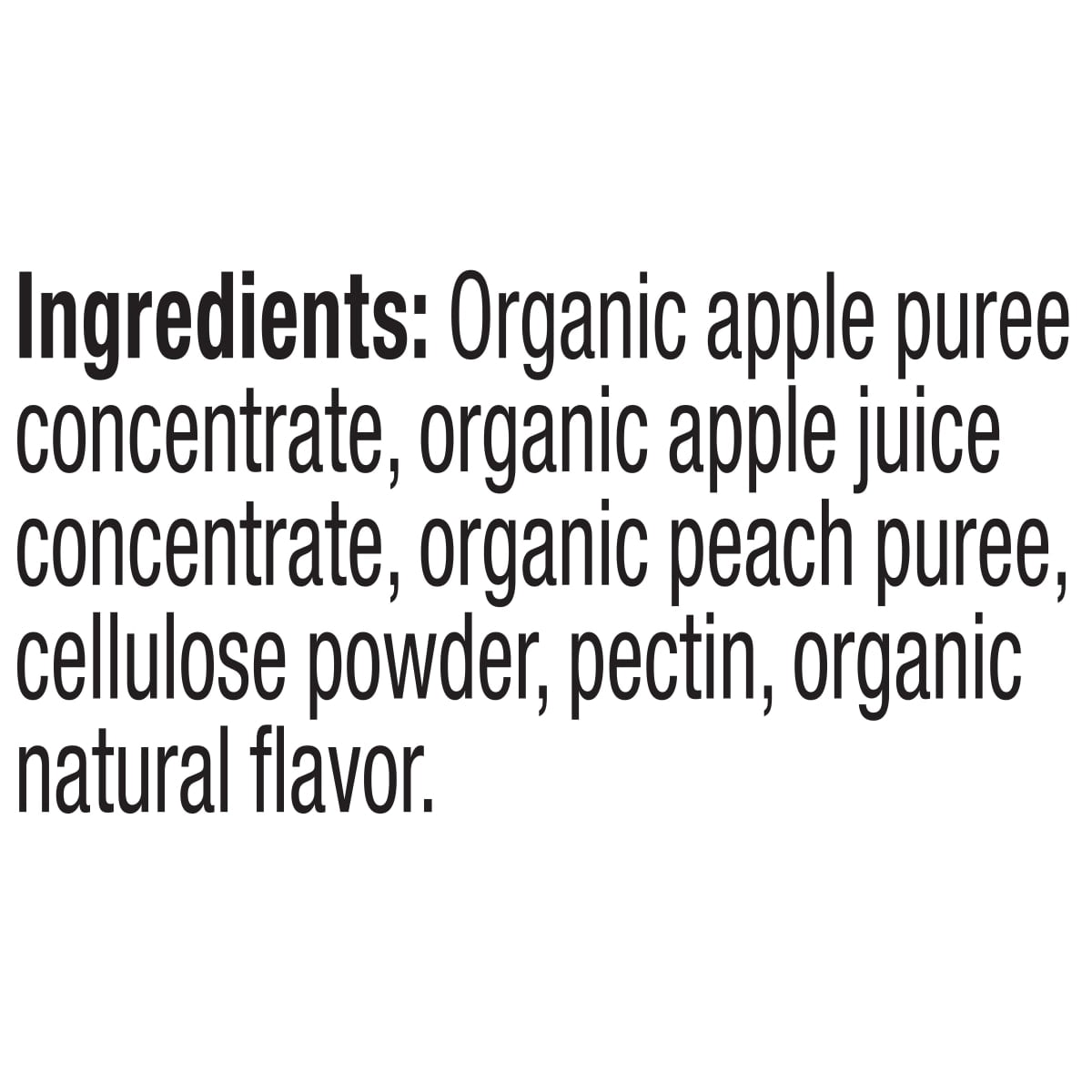 Plum Organics Teensy Snacks Soft Fruit Snacks, Peach, 0.35 oz Bags, 5 Count, 8 Pack