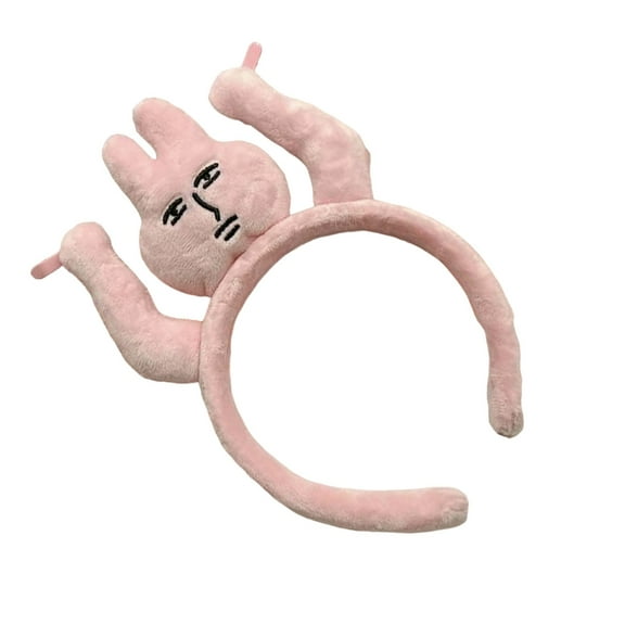 Necvior Bangs Clip Creative Hairband Funny Headband for Face Washing Makeup