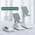 thumbnail image 2 of ruzhgo Ergonomic Collapsible Adjustable Cell Phone Stand Tablet Holder Bracket Black, 2 of 6