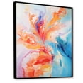 thumbnail image 2 of Designart "Energetic Eruptions Mid Century Artistry IV" Abstract Floater Framed Canvas Print, 2 of 7