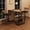 Gray, variant on Dining Table Set for 2, Counter Height Small Kitchen Table and Chairs with 3 Storage Shelves, 3 Piece Bar Pub Dining Table Set with 2 Upholstered Chairs for Small Spaces, Apartment