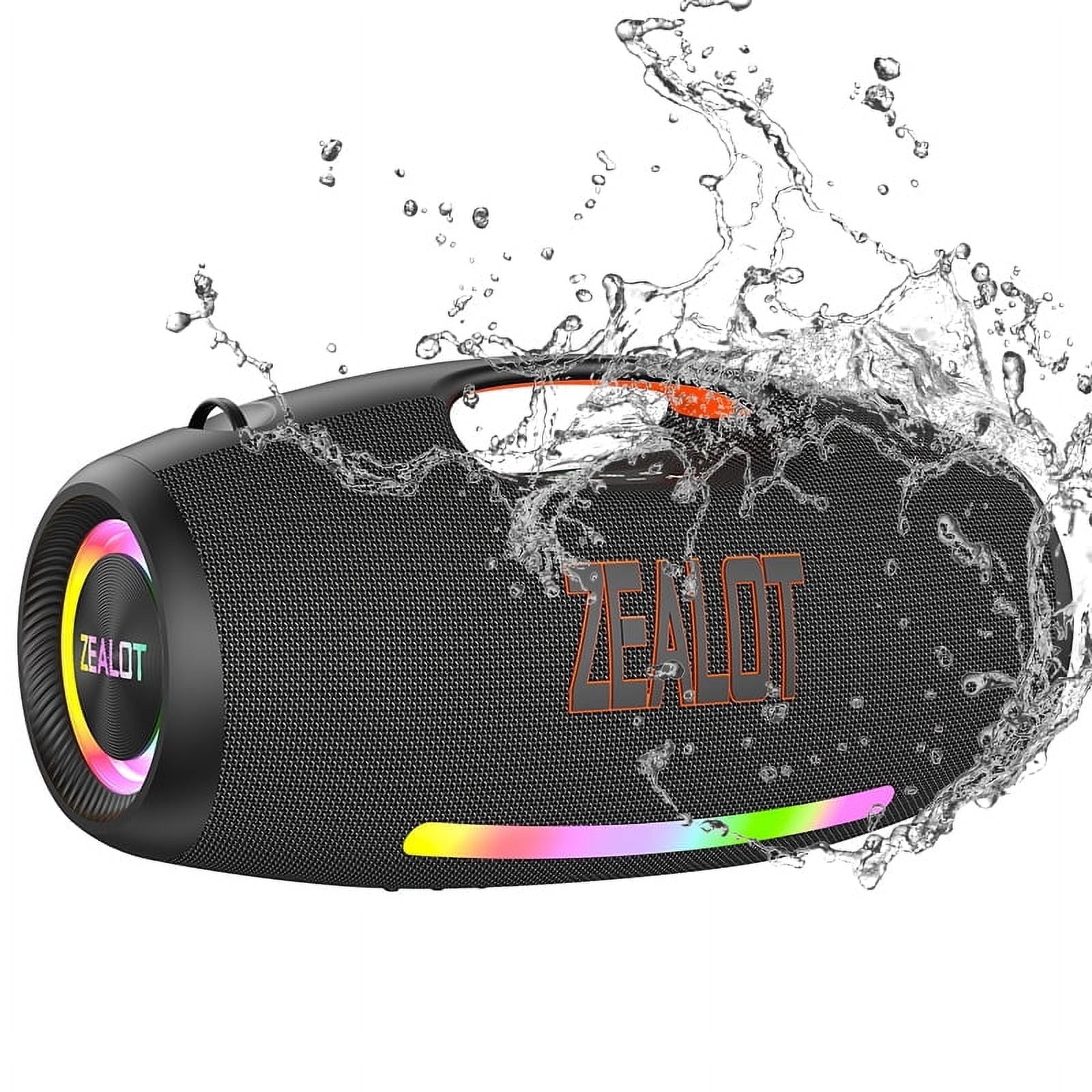Outdoor Waterproof Bluetooth Speaker, 250W Boom Bass, IPX6 Rating