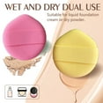 thumbnail image 4 of 2 pcs water-drop shape soft cotton powder puffs,beauty makeup puff for Foundation, 4 of 5