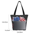 thumbnail image 3 of Kll Tote Bag For Women Largemouth Bass Fish In Usa Print Shopping Grocery Reusable Bags For Office School Shopping Travel, 3 of 7