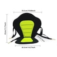thumbnail image 2 of mmirethe Surf Board Backrest with Shoulder Strap Surfing Seat Inflatable Kayak Boat Sit-in Cushion Back Support Outdoor Kayaking Rowing Without Bag, 2 of 9