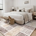 thumbnail image 3 of Dwelke Large Living Room Area Rug Soft Boho Moroccan Farmhouse Rugs for Bedroom Under Dining Table,6'x9' Khaki ﻿, 3 of 7