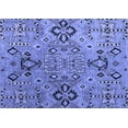 thumbnail image 1 of Ahgly Company Machine Washable Indoor Rectangle Abstract Blue Modern Area Rugs, 8' x 12', 1 of 4