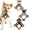 White, variant on Esaierr Pet Dog Plush Squeaky Sound Toy,Durable Corduroy Chew Toys,Interactive Stuffed Dog Toys Dog Toys for Large Dogs Plush Dog Toy for Aggressive Chewers Squeaky Interactive Puppy Toys