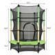 thumbnail image 2 of Zimtown Trampolín para niños de 55", con red de cerramiento, verde/amarillo Zimtown Trampolín, 2 of 6