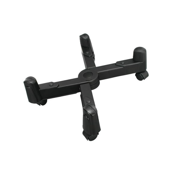 Syba SY-ACC65029 Mobile Desktop Tower Computer Floor Stand Rolling Caster Wheels and Adjustable Width from 6" to 10"
