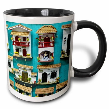 

3dRose Typical hand crafts from Cartagena - Two Tone Black Mug 11-ounce