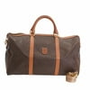 Pre-Owned CELINE Macadam Travel Bag in Brown