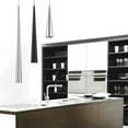 thumbnail image 4 of 20444-037 Eurofase Lighting Sliver - 1 Light Small Pendant - 2.75 Inches Wide by 12 Inches High-Black Finish, 4 of 5