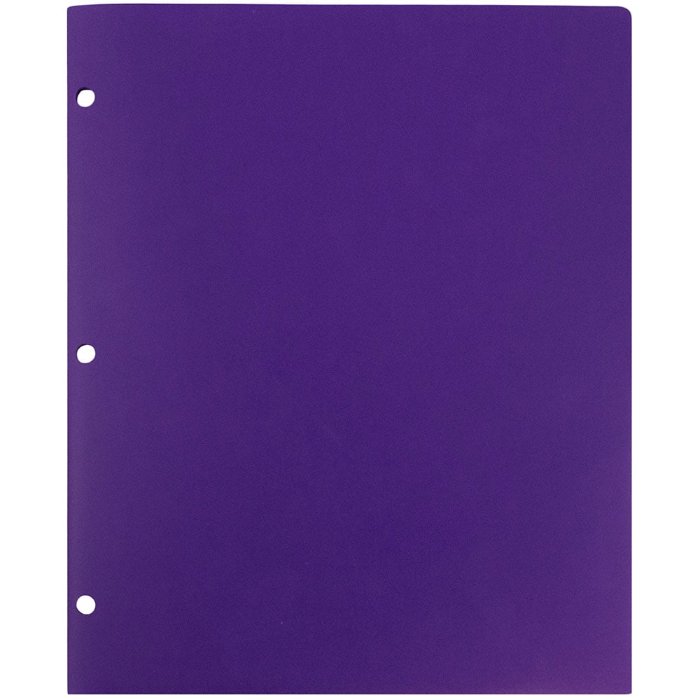 JAM Paper Plastic 2 Pocket School POP Folders with Fastener Clasps, Clear, 6/Pack