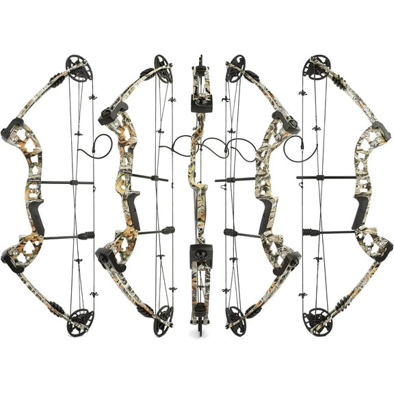 AMEYXGS Archery Compound Bows Kit  30-55 Lbs Hunting Bow IBO 310fps Adults