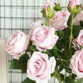 thumbnail image 4 of Vikakiooze 2023 Rose Artificial Flower Home Decoration Realistic Roses Bouquet Long Stem for Home Wedding Decoration Party, 4 of 4