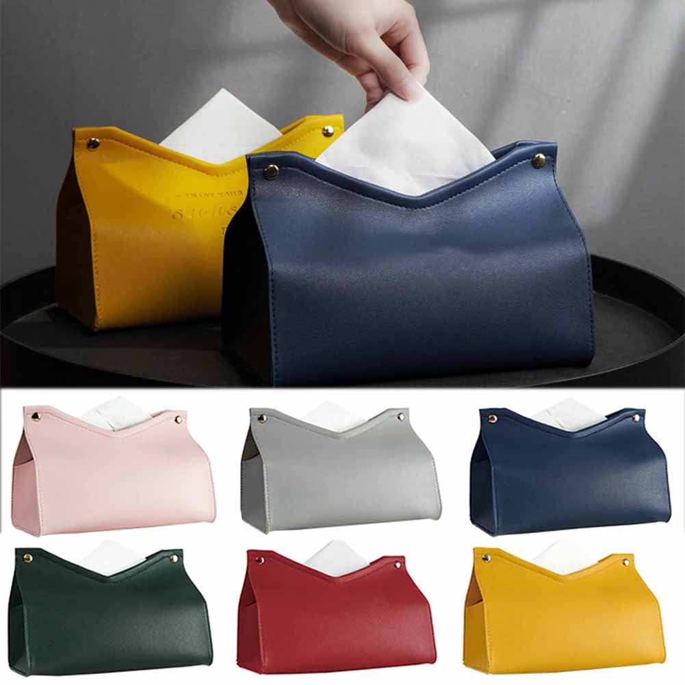 Travelwant Paper Facial Tissue Box Cover Holder Napkin Organizer for ...