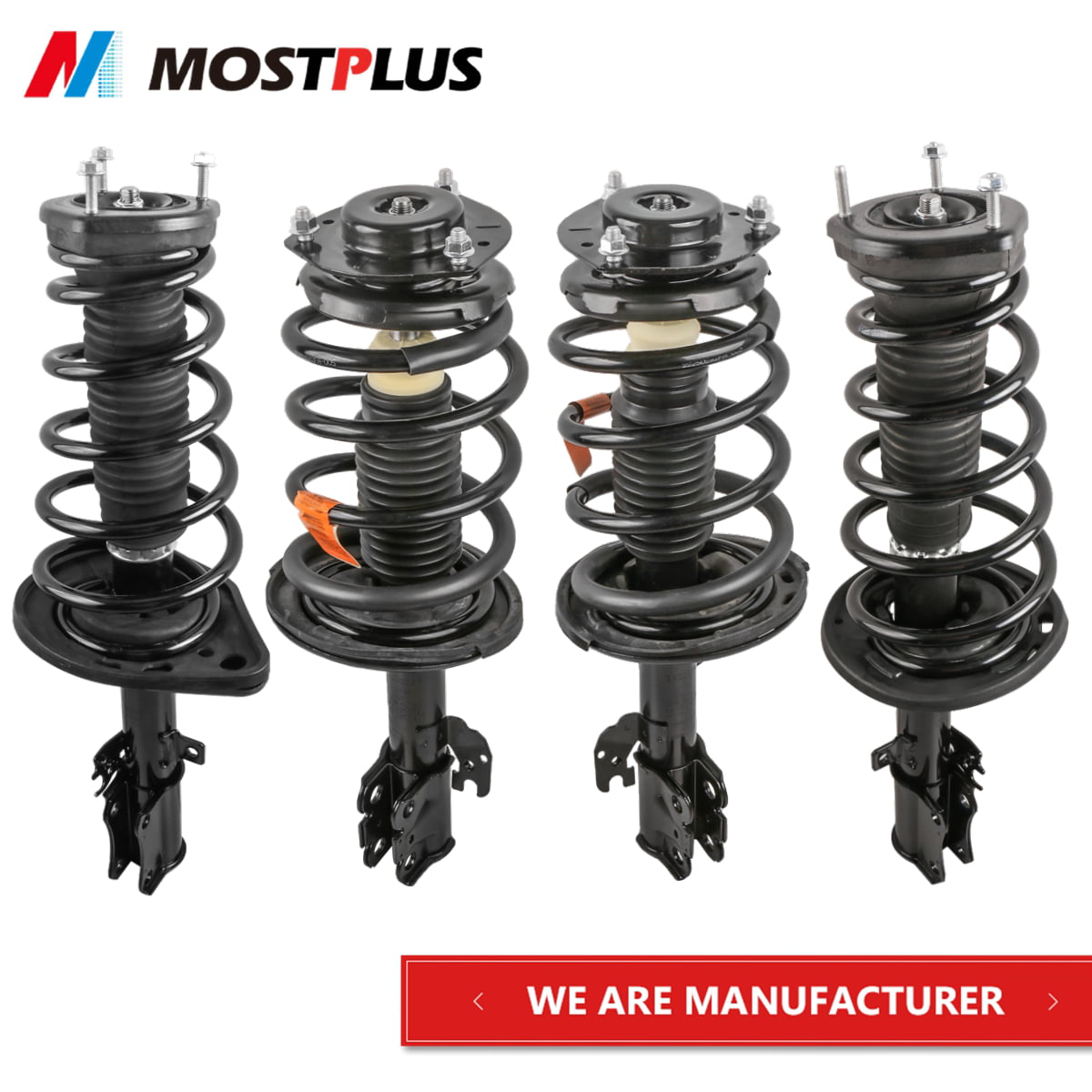 MOSTPLUS Rear Complete Strut Spring Shock Absorber 172309 172310 Compatible with 2008-2011 Toyota Camry Avalon