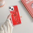 thumbnail image 2 of Compatible with iPhone 13 Pro Max Glitter Quicksand Liquid Case Luxury Shiny Watermelon Cute Fruit Clear Shockproof Scratch Slim Protective Soft Case for Women Girls, 2 of 10