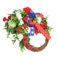 thumbnail image 4 of 4th Of July Wreath, Patriotic Independence Day Wreath Decorations Hanging Ornament Decorative Effect  For Front Door, 4 of 8