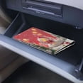 thumbnail image 6 of PVC Leather Car Document Holder Organizer Driver License Cover Holder for Car Driving Documents 9.45x10.24in Christmas Decoration, 6 of 8