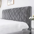 thumbnail image 2 of BallsFHK Decorative Headboard Cover Full Size Bed Stretch Headboard Slipcovers Washable Bed Cover For Bedroom, 2 of 3