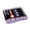 Purple, variant on 100 Pack Disposable Trash Bags, 45x50cm Black Plastic Garbage Bags, 2 Gallon Medium Duty Waste Bags for Home Kitchen Office Bathroom