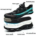 thumbnail image 3 of XQJ Steel Toe Shoes For Men Anti-Puncture Anti-Smash Work Boots Comfortable Breathable Safety Shoes Shoes Mens Sneakers Size 11.5, 3 of 9