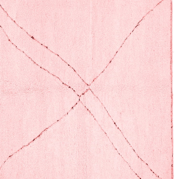 Ahgly Company Machine Washable Indoor Square Solid Red Modern Area Rugs, 3' Square