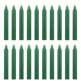 thumbnail image 3 of Mega Candles Mini Taper Candles 20 pcs Unscented Paraffin Wax 4" Tall Green 20 Count Pack, 3 of 3