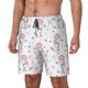 thumbnail image 1 of Balery Cute Poodle Dog Bañador para hombre, shorts de playa de secado rápido con entrepierna y forro de compresión-X-Large, 1 of 6
