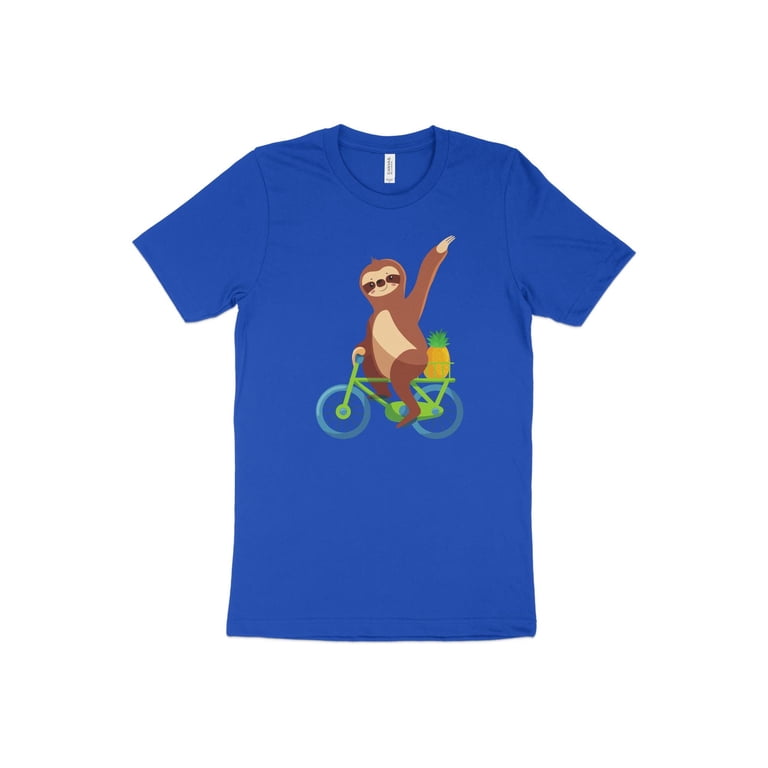 Funny Sloth Cycling Jersey - Moisture Wicking Bike Shirt With Back Pockets Size XL-896048