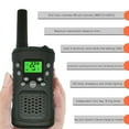 thumbnail image 6 of Msgweeeg Outdoor Toys for Kids Ages 4-8 Talkies for Kids 22 Channel Radio 6 Miles Handheld Talkies Durable Toy Birthday Gifts for Boys and Girls Fit Game Camping (2Pcs) Gifts for Girls, 6 of 9