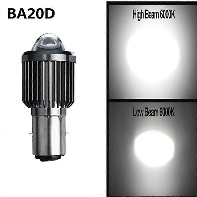 6000LM LED Moto Light Bulbs H4 BA20D LED Motorcycle Headlight Bulbs White Yellow Lamp Fog Lights Headlamp