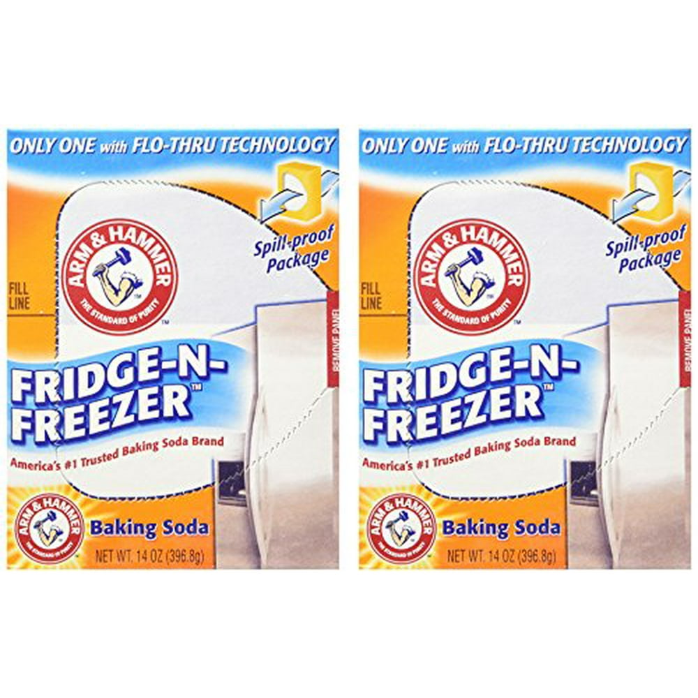 Arm & Hammer Baking Soda, FridgeNFreezer Pack, Odor Absorber, 14 oz