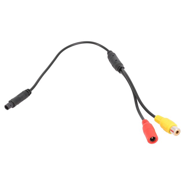 1Pc Car Backup Reverse Camera 4-Pin Male To Cvbs For Rca Female Connector Wire Harness 58.5Cm Car Electronics Accessories Mingyiq