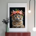thumbnail image 2 of Diamond Art Kit for Adults, Floral Crowned Cat Portrait Diamond Painting for Adults Beginners, DIY Diamond Art Painting Kits, 5D Diamond Painting Crafts for Home Decor 12x16 Frameless, 2 of 7