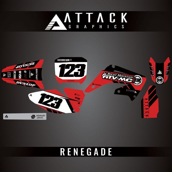 Attack Graphics Custom Renegade Complete Bike Graphics Kit