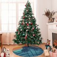 thumbnail image 7 of Rateoe Palm Trees Print Christmas Tree Skirt 36" for Xmas Holiday New Year Party Circle Tree Mat Ornaments Decoration, 7 of 7