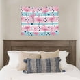 thumbnail image 4 of Uemuo Pink Striped Flamingo Printed 29x37 Inch Tapestry Wall Hanging – Lightweight & Durable – Perfect for Dorm Decor, Beach Throw, Sofa Cover, Tablecloth, 4 of 8