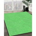 thumbnail image 2 of Ahgly Company Indoor Round Patterned Neon Green Area Rugs, 6' Round, 2 of 6
