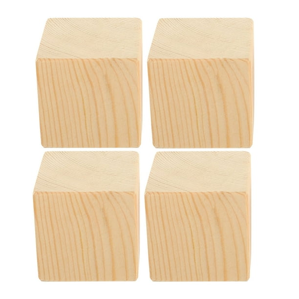 Elevadores de muebles de madera resistentes, elevadores de cama de alta resistencia, antideslizantes, elevadores de muebles, 4 Uds.