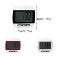 thumbnail image 4 of Compteur de Pas de Marche à Affichage Numérique avec Clip Podomètre Portable Précision Portable Compteur de Pas Sportif Outil de Comptage de Calories Jauge pour Course Randonnée Jogging Noir, 4 of 6