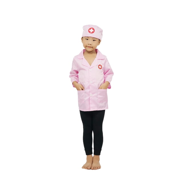 Ropa de médico para niños, ropa de enfermera, ropa de bata blanca para cirugía, ropa de laboratorio para jardín de infantes, ropa de juego profesional