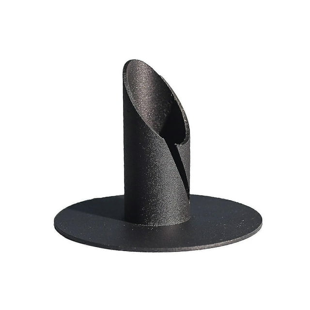 Pillar Candle Holder Plate For Dining Table, Decorative Iron Candlestick Holders Q