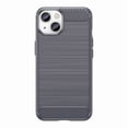thumbnail image 1 of PANDACO Étui en Métal Brossé Gris pour iPhone 14 Plus, 1 of 4