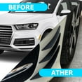 thumbnail image 3 of Front Bumper Canards Kit 6PCS Adhesive Anti-Scratch Front Bumper Canards Kit Anti-Rust Front Bumper Fins Diffuser, 3 of 7