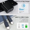 thumbnail image 1 of MHAWBL-Type C Charger Fast Charging, 2Pack 20W Android Phone Super Fast Charger Block with 6FT USB C to C Cable for Samsung Galaxy S26 Ultra S25 S24 FE A16 5G A15 A14 A56 A36 S23, Pixel 10a 9 Pro XL, 1 of 1
